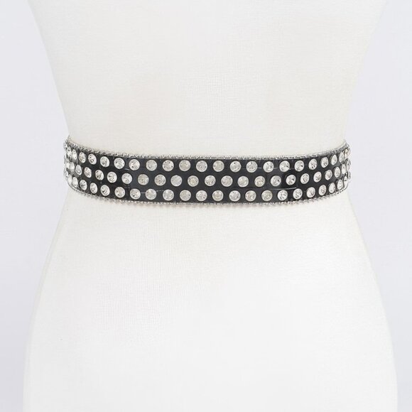 Multi Metal Stone Studded Belt - Picture 2 of 9